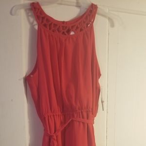 Red dress